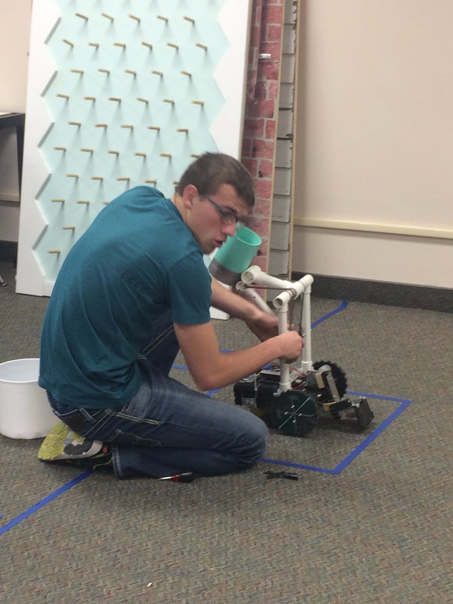 RustlerRobotics's tweet image. Preparing for Fargo next week.