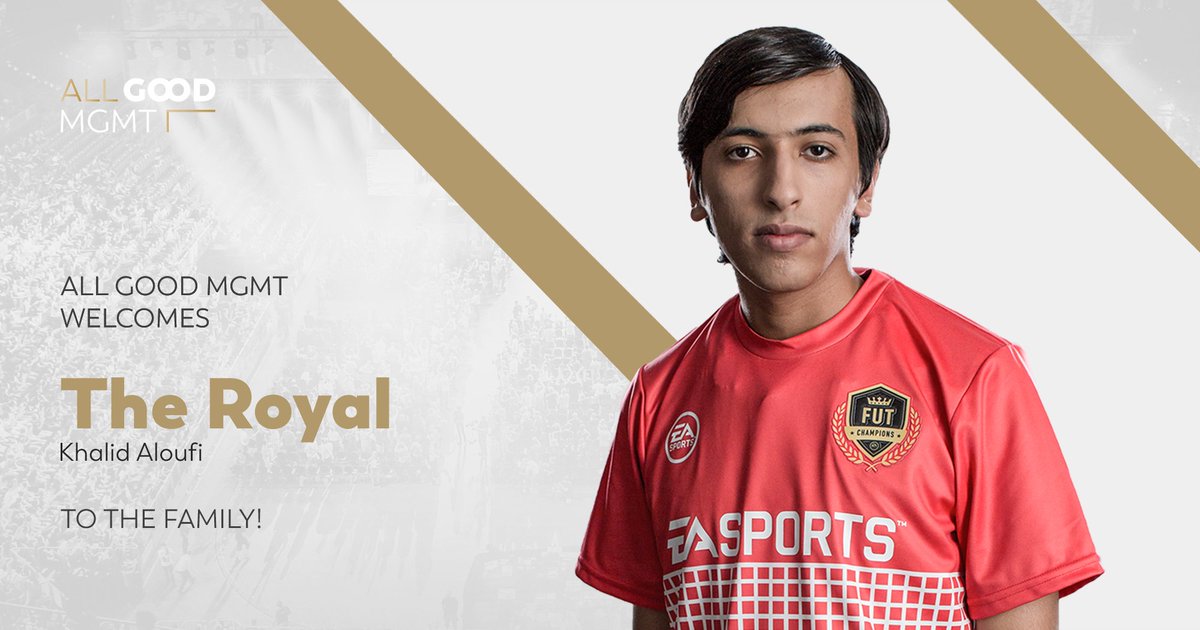 AllgoodMgmt's tweet photo. Let us welcome @1TheRoyal as our newest family member to the squad. We're glad to have you on board, sir! #theroyal #allgoodmgmt #inheretowin #fifa18 https://t.co/OYvZUBh2BG