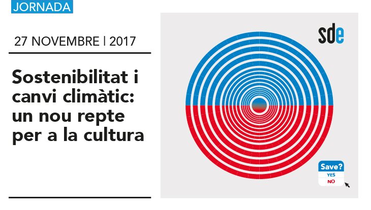 Som conscients de l’impacte ambiental del sector cultural? Vols saber com podem desafiar el canvi climàtic des de la cultura? Vine dilluns 27 a la jornada que organitza <a href="/sdeicec/">sdeicec</a> al @cececebe Inscripcions: bit.ly/2hq8CCL  #culturasostenible