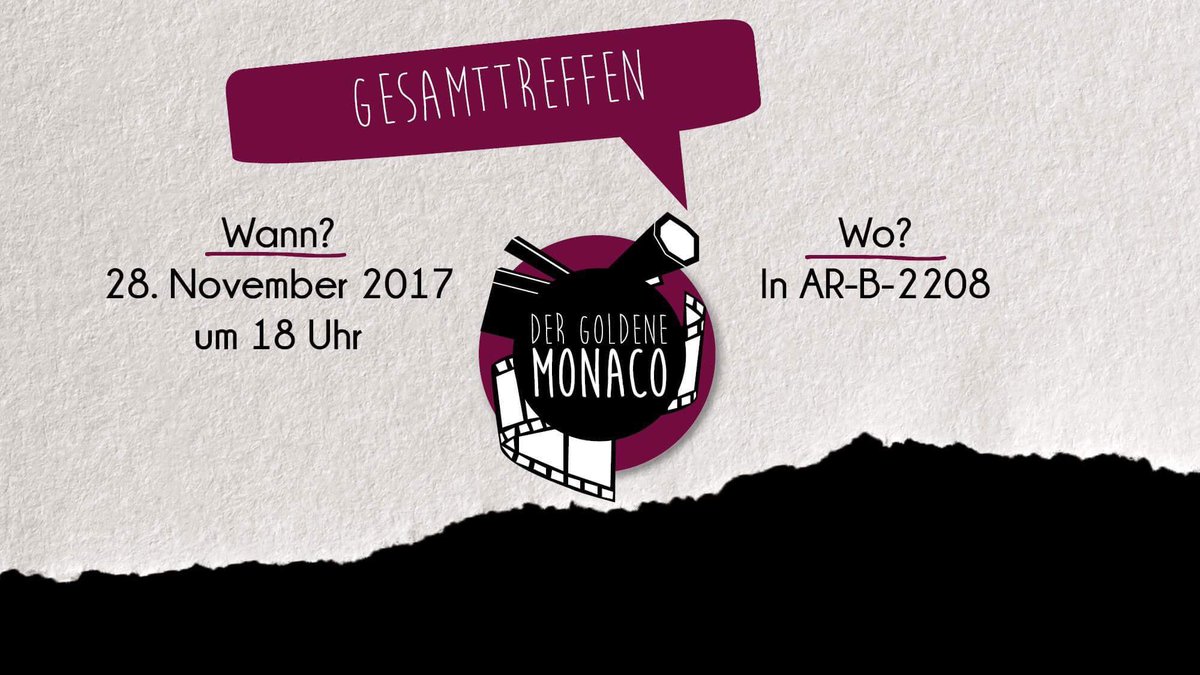 MonacoSiegen's tweet photo. Wir starten in die nächste Runde! 
Wenn du Teil des Teams für den Goldenen Monaco 2018 werden willst, komm am 28.11. um 18 Uhr in den Raum AR-B-2208 https://t.co/lb1FzQkCbN