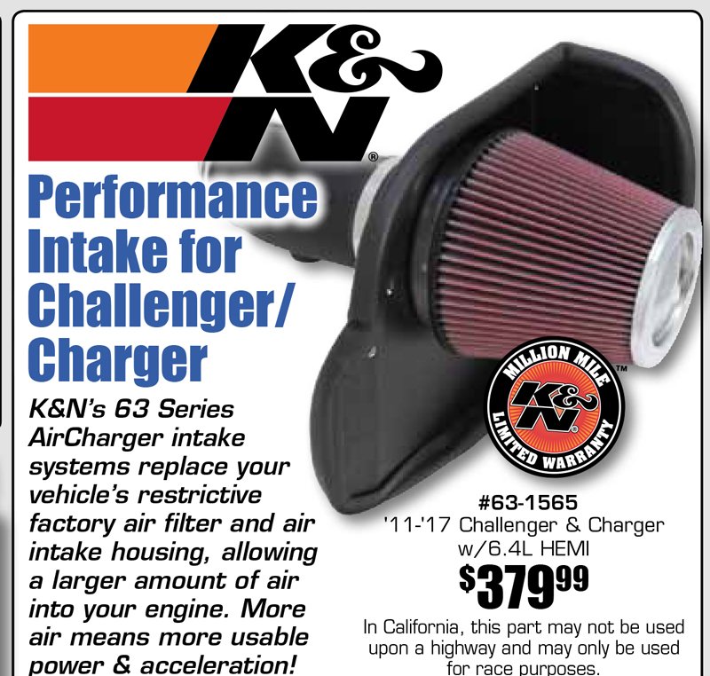 AADiscountAuto's tweet photo. Performance Intake for Challenger/ Charger Starting From $379.99 EA.
Sale runs until November 30, 2017 so get it while you can.
https://t.co/iORFGmKabK
#KN #PerformanceIntake #Challenger #Charger #Dodge #AAPerformance #AADiscountAuto https://t.co/uX2i3Bu4g1