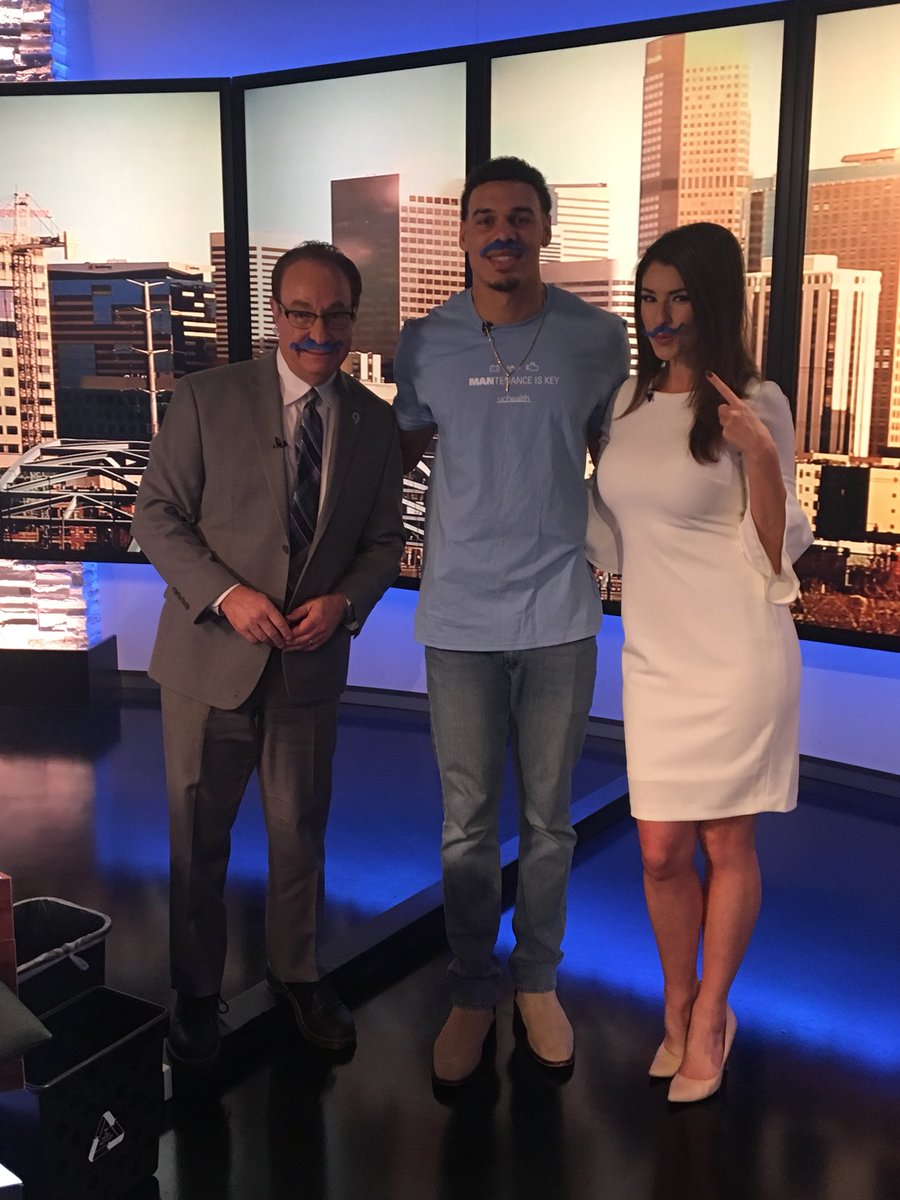 Hanging with Broncos’ <a href="/jsimms1119/">Justin Simmons</a> <a href="/GaryShapiro/">Gary Shapiro</a> and <a href="/ChristineNoelTV/">Christine Noël</a> talking men’s health and the <a href="/uchealth/">uchealth</a> #MANtenance campaign!