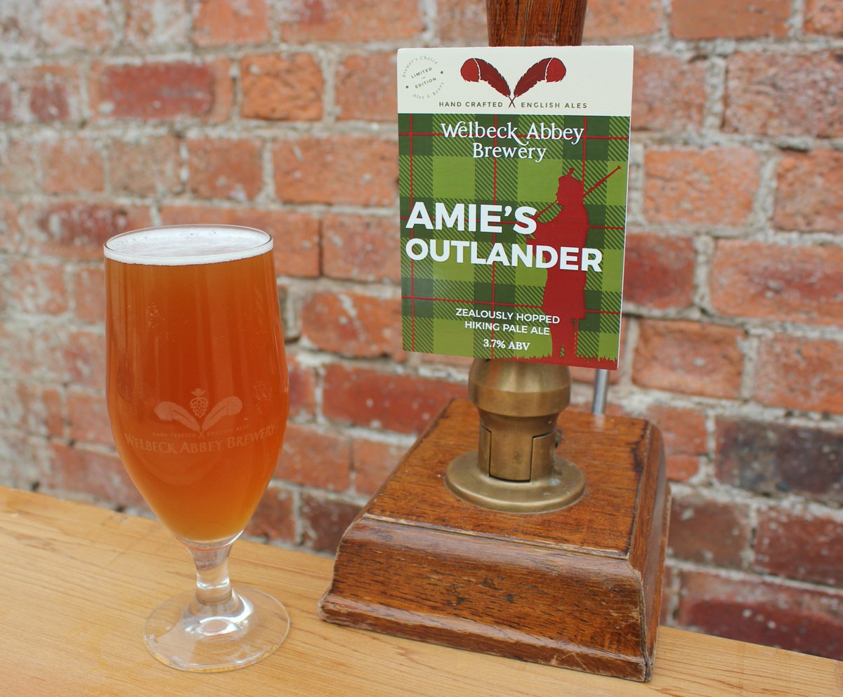 WelbeckAbbeyBry's tweet photo. Seeking inspiration for a new binge-worthy series? Try a pint of our "Amies Outlander" and see if anything springs to mind... https://t.co/RhoIDlxvCN