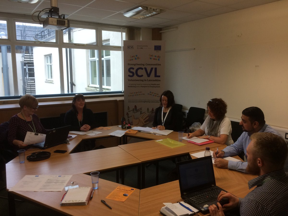 blackburndarwen's tweet photo. ESF funded Strengthening Communities Volunteering in Lancashire (SCVL) project operational group meeting at Blackburn Town Hall, bringing together our partners @LancsLearning @BpoolCouncil Adult Learning @CommunityCVS @LancashireVP @blackburndarwen Adult Learning #OurDay #SCVL https://t.co/gxa1hut8Yr
