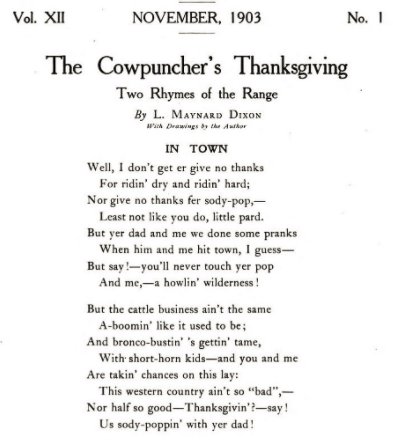 A little #Thanksgiving poetry from 1903
