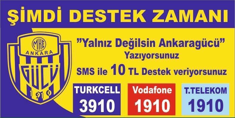 BU ŞEHİR ARKANDAN GELECEK! #YalnızDeğilsinAnkaragücü