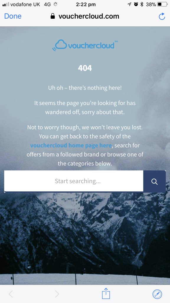 elliottf2's tweet photo. @chrisjohnski @vouchercloud Oops 🤔 https://t.co/zi6jcoV7X1