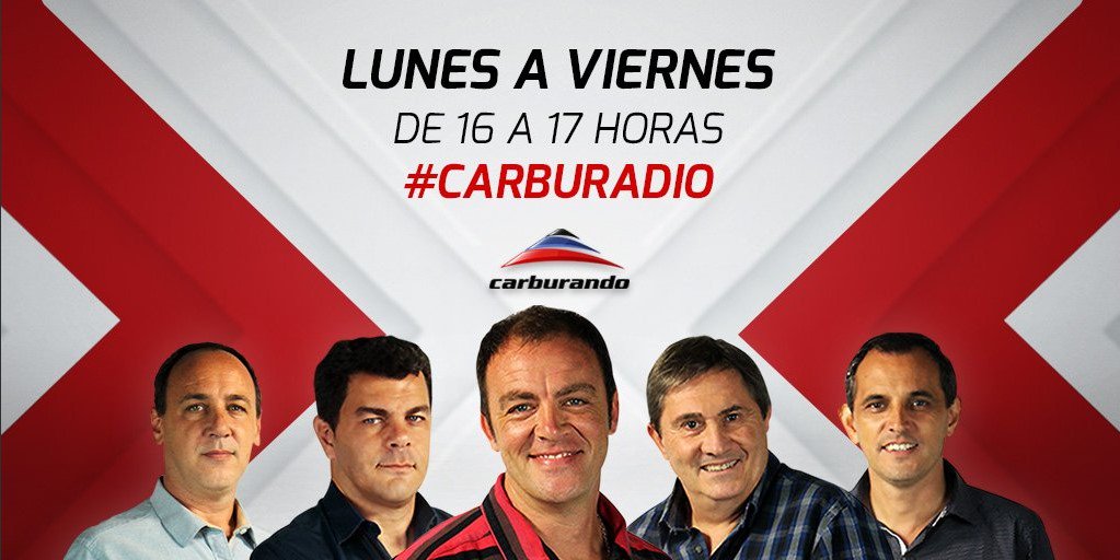 CarburandoTV's tweet photo. Hoy no te pierdas un nuevo #CarbuRadio📻a partir de las 16 hs. por #CarburandoGo😎 https://t.co/W9vcGzUxLG
