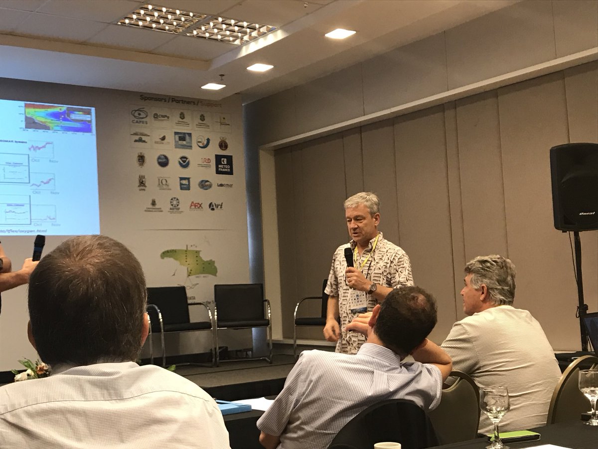 ird_brasil's tweet photo. #PIRATA 20th anniversary at Fortaleza 18 sensors in the Tropical Atlantic recording datas on ocean-atmosphere variability @ird_fr @Funceme @NOAA https://t.co/H0nbuHve0O