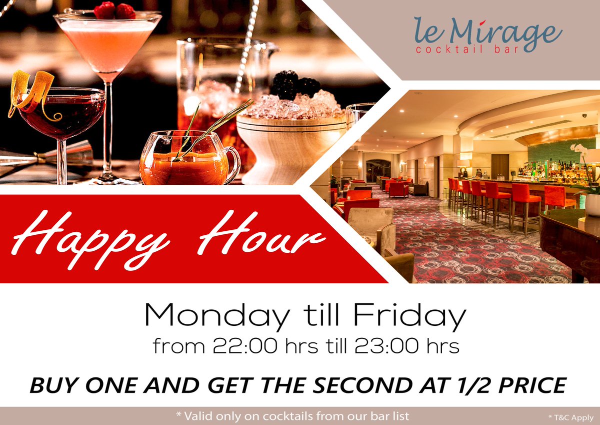 Maritim Hotel Malta on Twitter "HAPPY HOUR! Monday till Friday at our