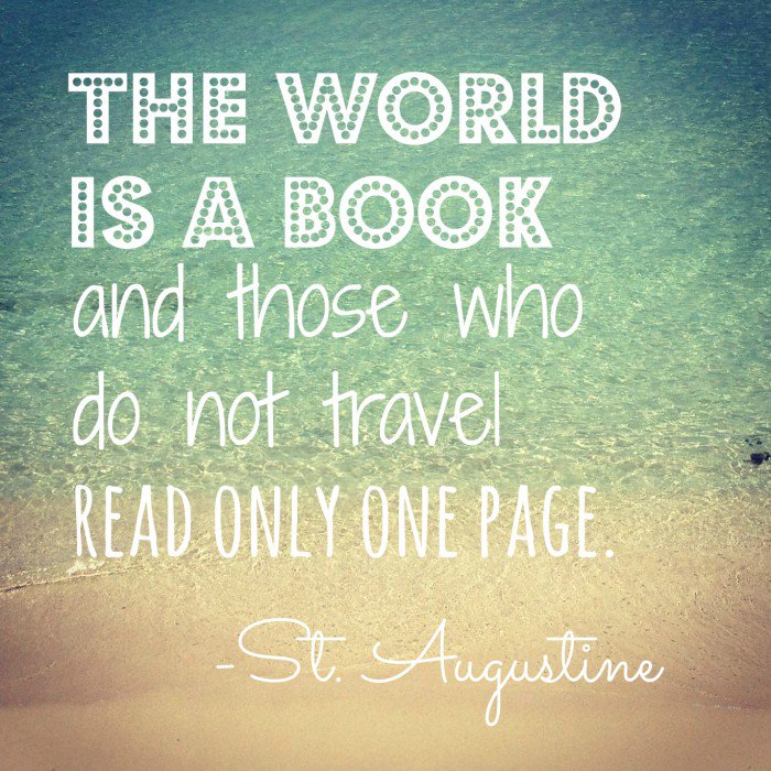 namastayio's tweet photo. "The world is a book and those who do not travel read only one page." -St. Augustine
#traveltuesday #travelwell #traveloften
https://t.co/phhy9eU7Ve https://t.co/ypwPiXv93V