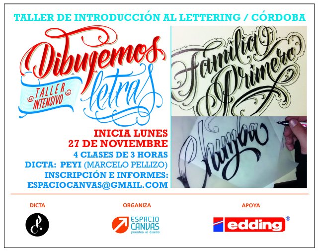 EspacioCanvas's tweet image. Próximo Lunes 27 de noviembre en una nueva edición de #LetteringInicial #InscripciónAbierta --&amp;gt; bit.ly/2AZAUIA Escribinos espaciocanvas@gmail.com