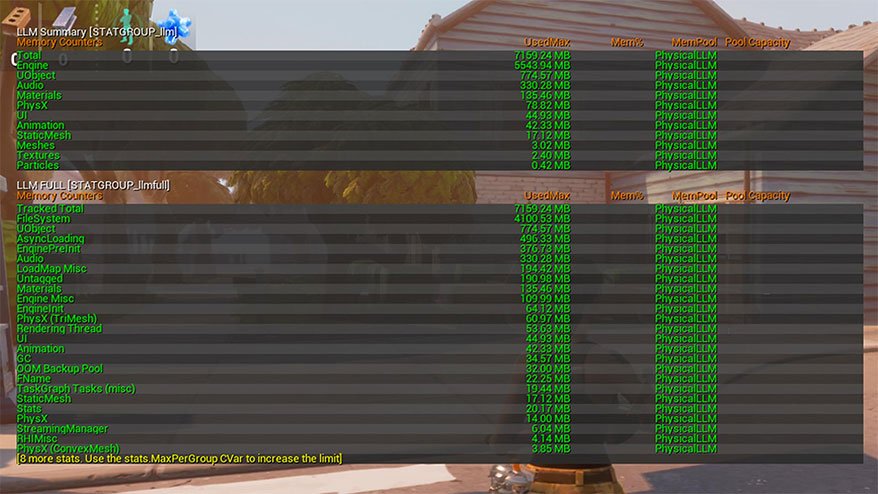 Unreal Engine on Twitter: "In 4.18, the new Low Level Memory Tracker ...