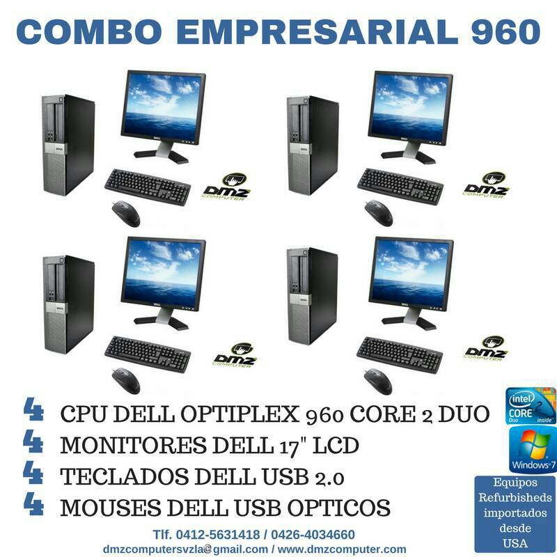 DMZcomputer's tweet photo. #PromoEmpresarial 4 Combos #Dell960 Core 2 Duo en oferta!
Aprovecha antes que se agoten.
dmzcomputersvzla@gmail.com
#DMZcomputers https://t.co/ffG1LFU0Nj