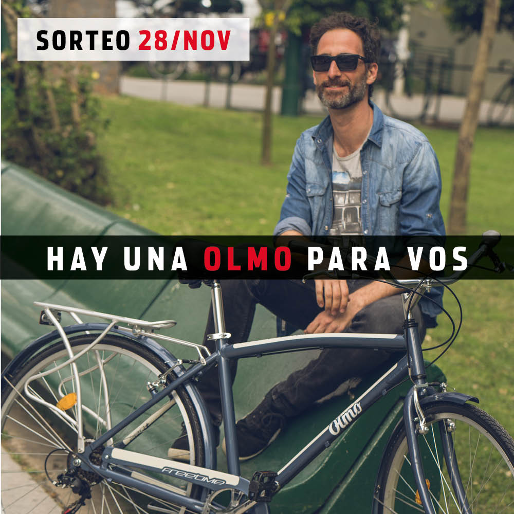 #Sorteo Hay una OLMO para vos ¿La querés? Participá en olmobikes.com/unaolmoparavos/ y dale RT para sumar chances. Si la ganás, te aseguramos que #DentroDeCienAños la seguís usando.