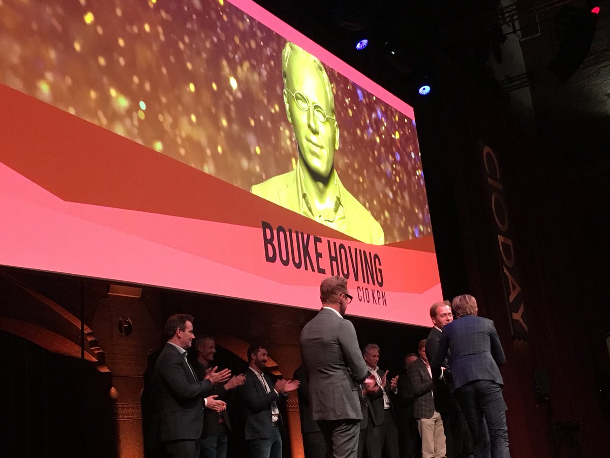 BoersmaJan's tweet photo. Bouke Hoving winnaar!  #CIODAY2017 https://t.co/uhOYiWxMxt