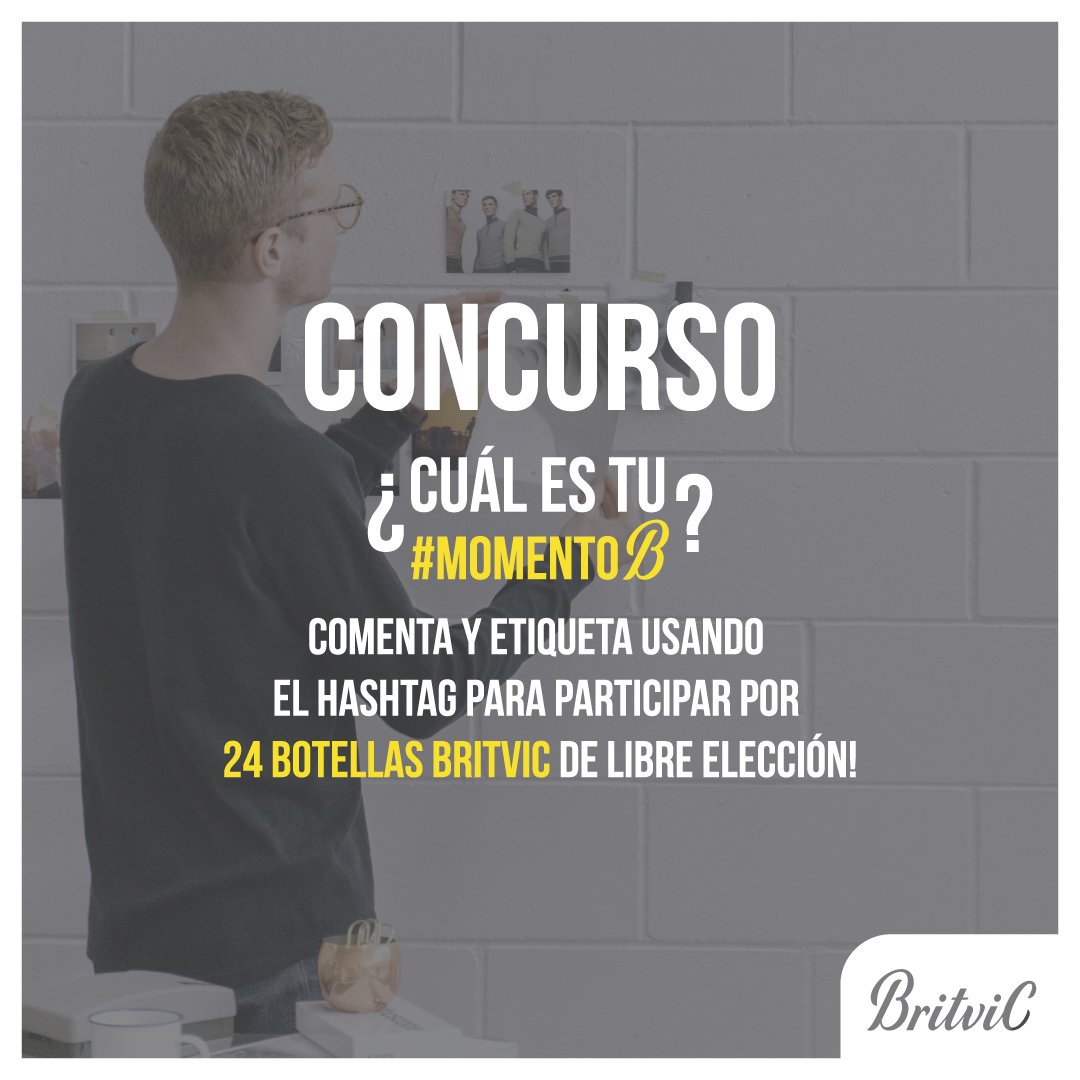 BritvicChile's tweet photo. [#CONCURSO]  Sabes que es un #momentoB cuando...¡completa la oración para participar por 24 botellas #Britvic! Síguenos en Instagram para tener más posibilidades de ganar #FelizViernes https://t.co/TTulP6xyM6