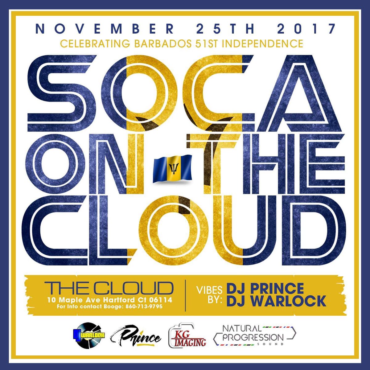 Djwarlock246's tweet photo. I return to the #Thecloud for #SocaOnTheCloud #Hartford Connecticut Celebrating 51 years of Barbados Independence #likeitboss #djlife #traveldj #islanddj https://t.co/EirlijWtt9