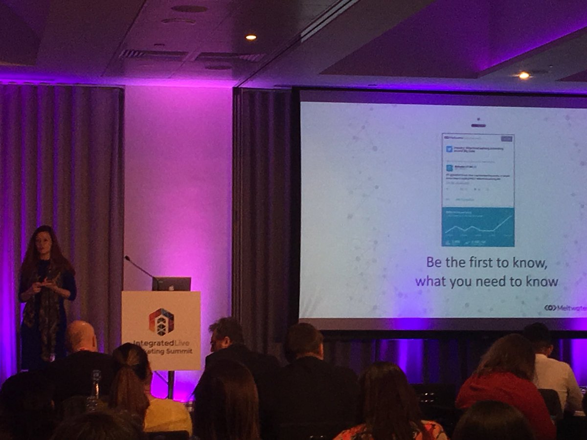 Meltwater's tweet photo. ‘We need to be proactive, not reactive to build agile strategies’ #OutsideInsight #Integratedlive https://t.co/vxZHjKVh3n