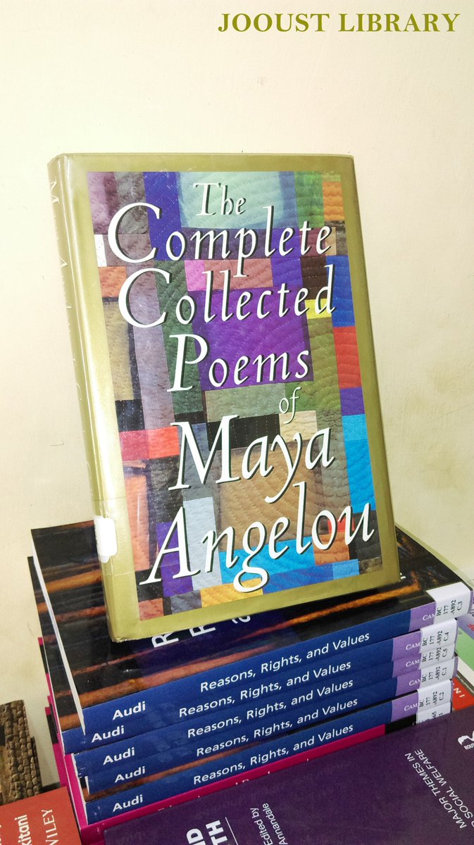 JOOUST_LIB's tweet photo. Don't we all love a good read? As you study for exams, remember rest is key. This is coming soon to the shelves! #mayaangelou #goodreads #breakisgood #wecare #bestpractices https://t.co/f4JySRkiuZ