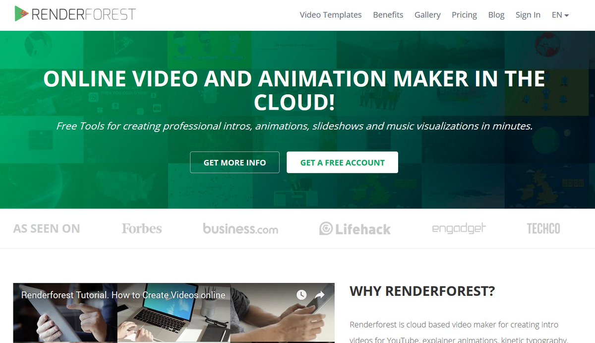 renderforestcom's tweet photo. Renderforest is mentioned as the best Online Video and Animation maker! Thanks @Techniblogic for this awesome review #Renderforest #videomaker #onlinevideomaker #animation #animationmaker #onlinevideo #videos #intromaker #intro #slideshowmaker #logomaker https://t.co/zK4dsAZ6wf https://t.co/TPsVOMwCAg