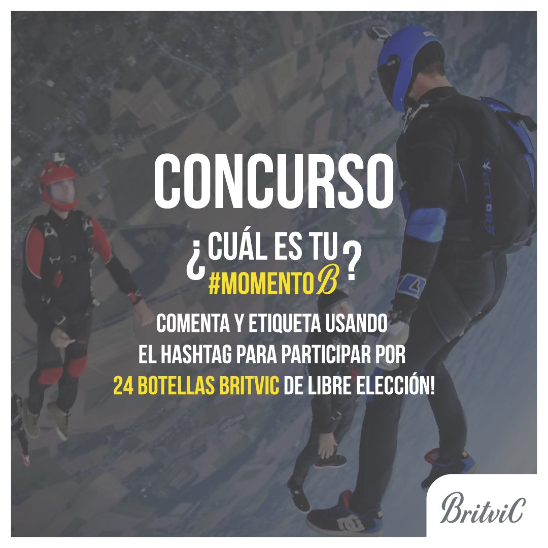 BritvicChile's tweet photo. [#CONCURSO] Estoy regalando una caja de 24 botellas #Britvic entre mis seguidores de #Instagram que comenten esta misma gráfica usando #momentoB, ¿qué esperas? RT #FelizDomingo https://t.co/ldelo6bOvD