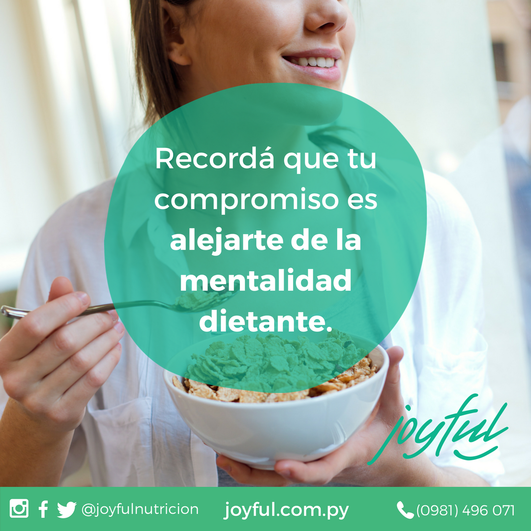 Joyfulnutricion's tweet photo. Recordá que tu compromiso es alejarte de la mentalidad dietante. Deshacerte de ellas puede ser bastante liberador. Te proponemos armar una lista de objetivos no relacionados al peso. https://t.co/yqwM0YiZZX #comersano #comerconsciente #comersinculpa #aprenderacomer #amatucuerpo https://t.co/SYjSH0lazI
