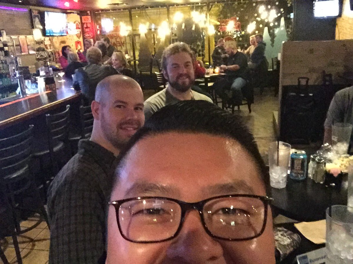 Fun night <a href="/MartinsDowntown/">Martin's Downtown</a> for #mondayfunday!
#happyhour #roanokeva 
<a href="/HungryAsianRke/">John Park</a>