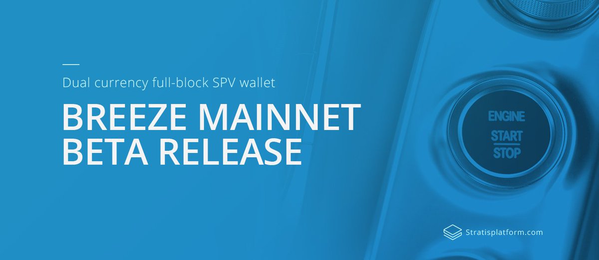 XertraPlatform's tweet photo. Breeze MainNet Beta Release: https://t.co/OoIzy4gpnz #stratis #bitcoin #blockchain #breeze $STRAT https://t.co/BBHbbf2SxC