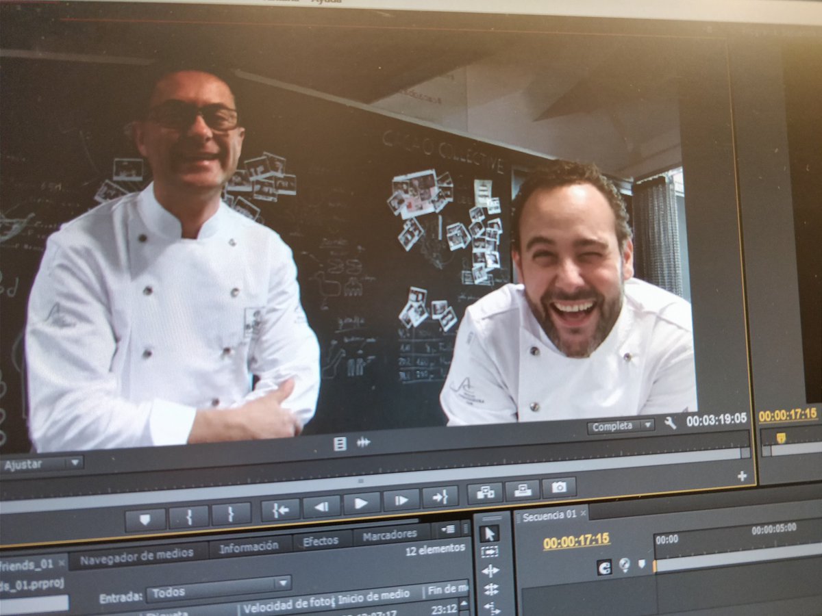 PastissetCot's tweet photo. Si no te lo pasas bien con estos dos es que tienes un problema serio de sentido del humor #videoinprogress #cracksdelapasteleria https://t.co/64VTLvvCP7