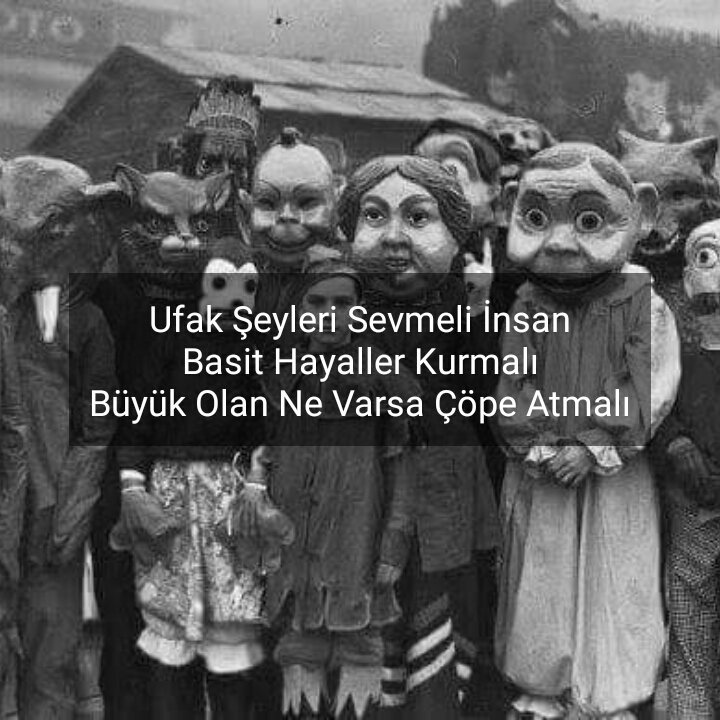 Cmhrytkdnlr's tweet photo. Büyük Beklentiler Büyük Hayal Kırıklıkları Demektir.
Küçük Şeylerle Mutlu Olmayı Bilmek Gerekir. https://t.co/b7Ca9gg9JN