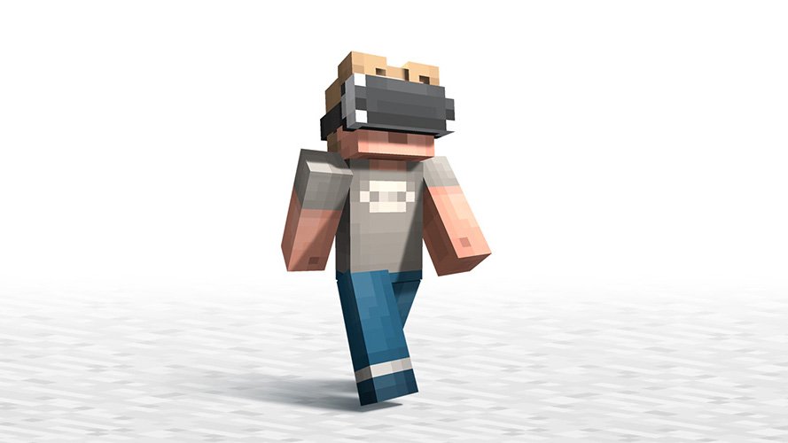 Minecraft's tweet photo. The 1.2.5 update goes live today and brings support for Windows Mixed Reality! Use magic googles to make your brain think you are actually in Minecraft! 

https://t.co/zeoHM29kcw https://t.co/fGweG4fm56