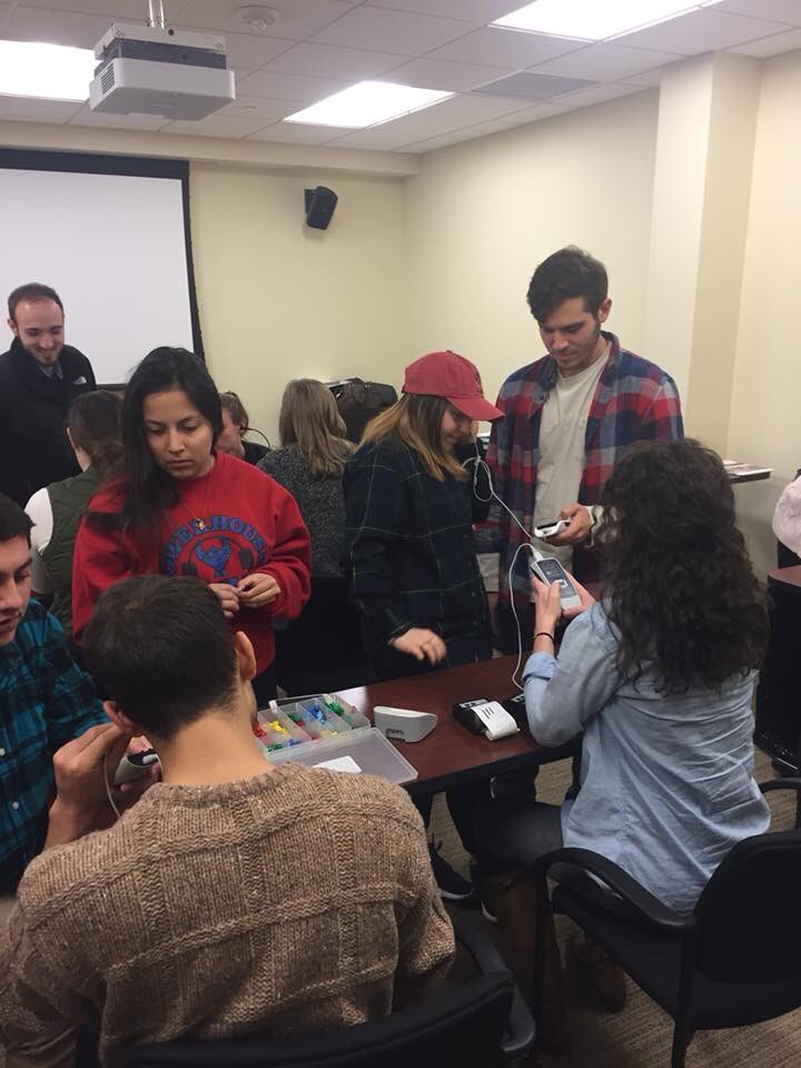 e3northeastern's tweet photo. e3 Northeastern Technologies Group teaching about OAEs to the future of Audiology! https://t.co/64wuYkPpvA