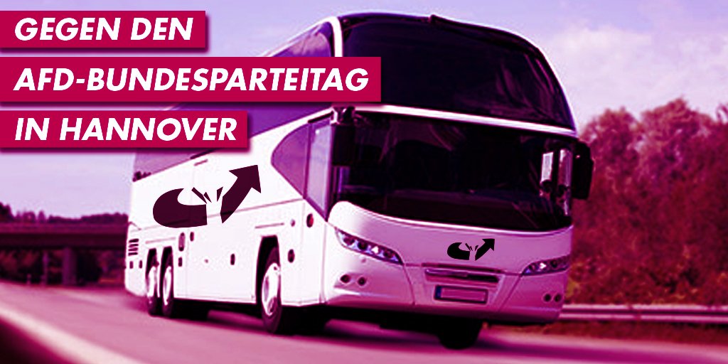 Save the Date: 2. Dezember 2017 - Gegen den #AfD-Bundesparteitag in #Hannover: #Lübeck fährt Bus - Tickets und weitere Infos zur Anreise nach Hannover im Infoladen #BlackBook erhältlich - #NoNazisSH #NIKA #NIKASH #NoAfD