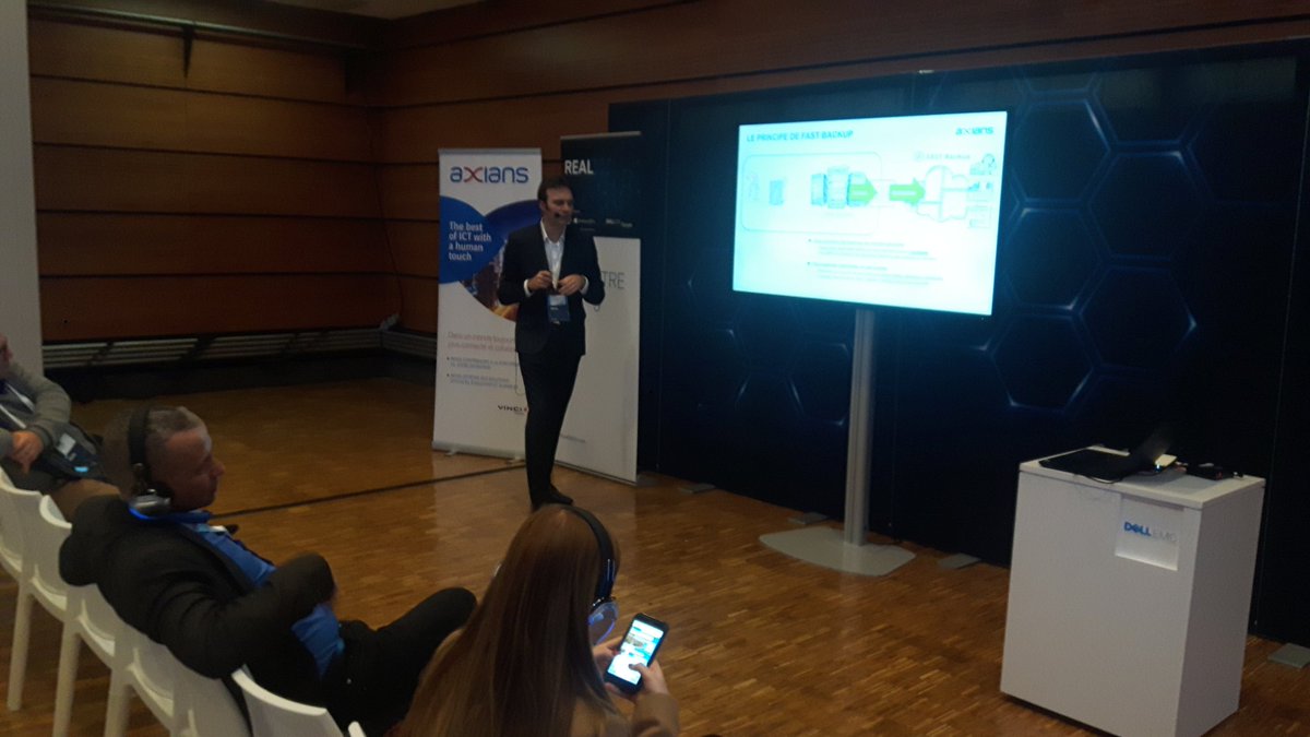 DellTechFrance's tweet image. La sauvegarde à l&apos;honneur au #DellEMCForum avec @AxiansFrance et #FastBackup.