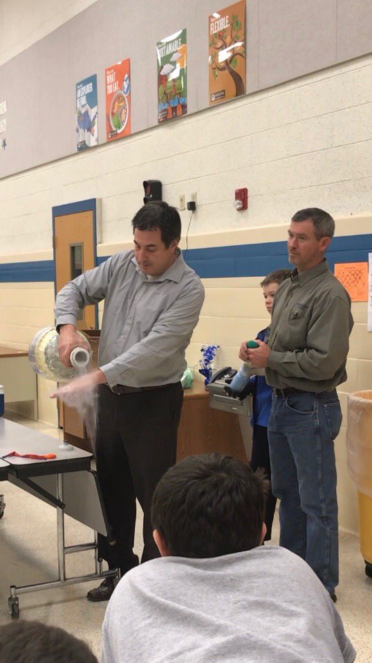 hasd_wpt's tweet photo. Mr. Iwig and Mr. Krueger WOW 3rd, 4th, and 5th graders at Science Club with Dry Ice experiments! #studentslovelearning https://t.co/5vriKU8UOx