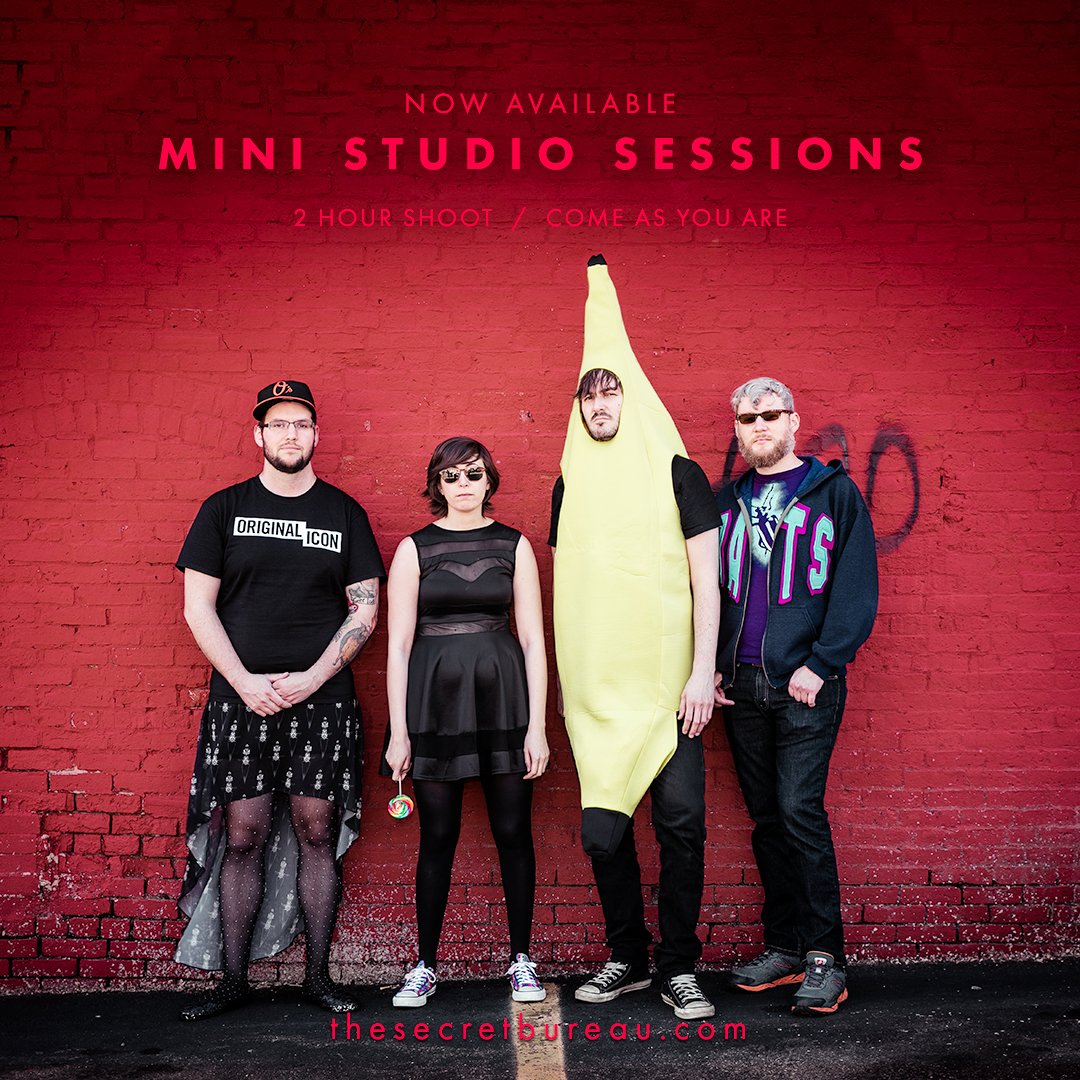 Uh-oh. You have the gig of a lifetime coming up and you haven't updated your publicity photo! We can help. Now offering 2-hr mini sessions for musicians. Learn more &amp; book session: thesecretbureau.com/mini-sessions/ #photographer #bostonmusicscene #bostonmusic #music #independentmusic