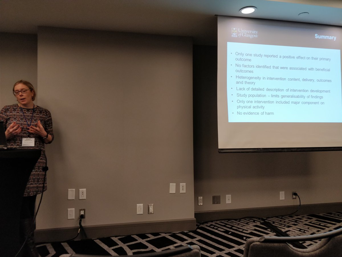 BhauteshJani's tweet photo. @BarbNicholl limited evidence on benefits of#digital interventions in #backpain - time for more research #NAPCRG2017 #selfback @FrancesMair https://t.co/FTPHxKWFba