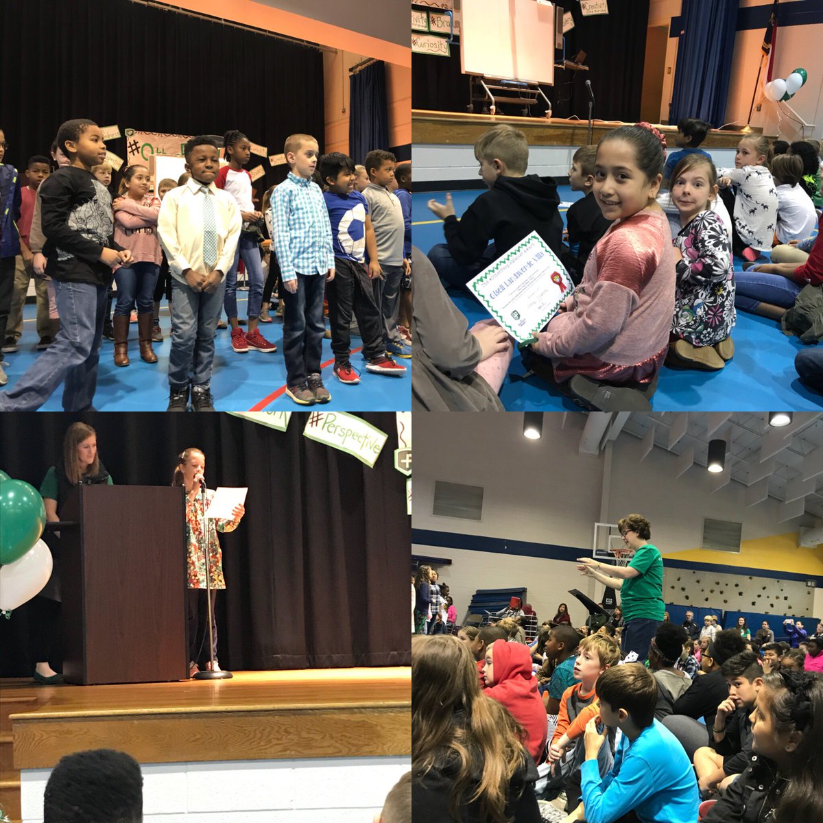 kkingsmore3's tweet photo. I am so grateful for each of my students. What a wonderful time we had this morning celebrating the 6 character strengths from first quarter! #P2 #thankful #otherpeoplematter @Aaronmarcin https://t.co/e1W11CLbUm