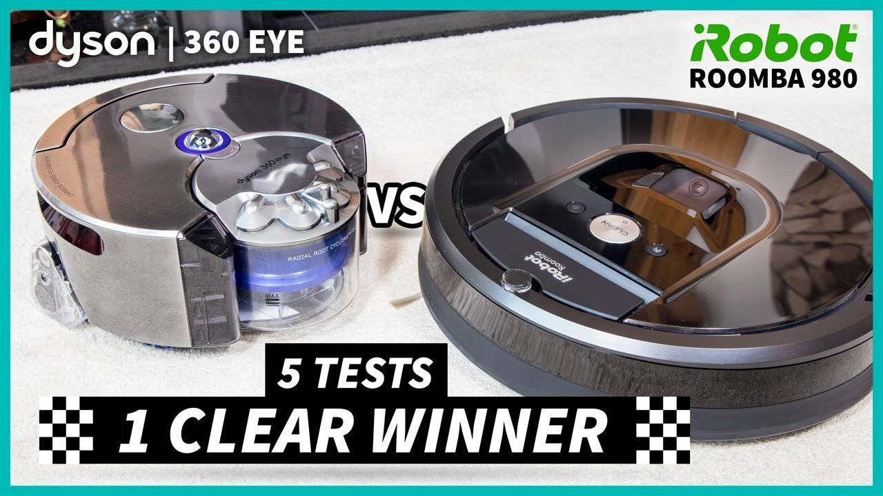 Primal Digest on Twitter "Roomba 980 vs Dyson 360 Eye 5 Tests, 
