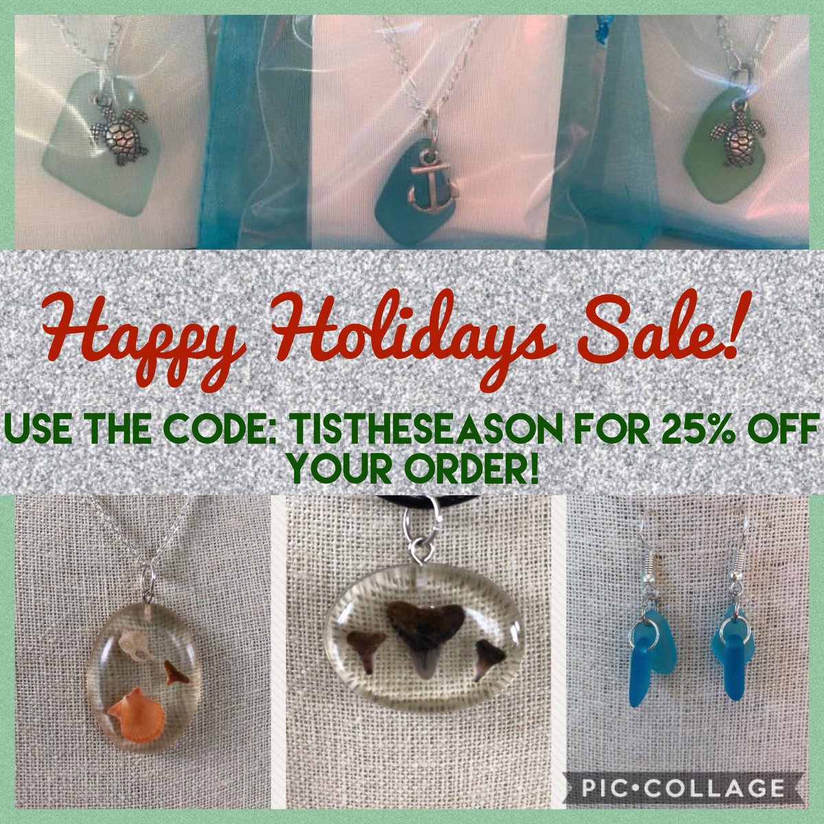Sale now thru 12/31/17! 25% Off your order with code: TISTHESEASON. #HappyHolidays #HolidaysAreComing #supportsmallbusiness #StockingStuffers #sale