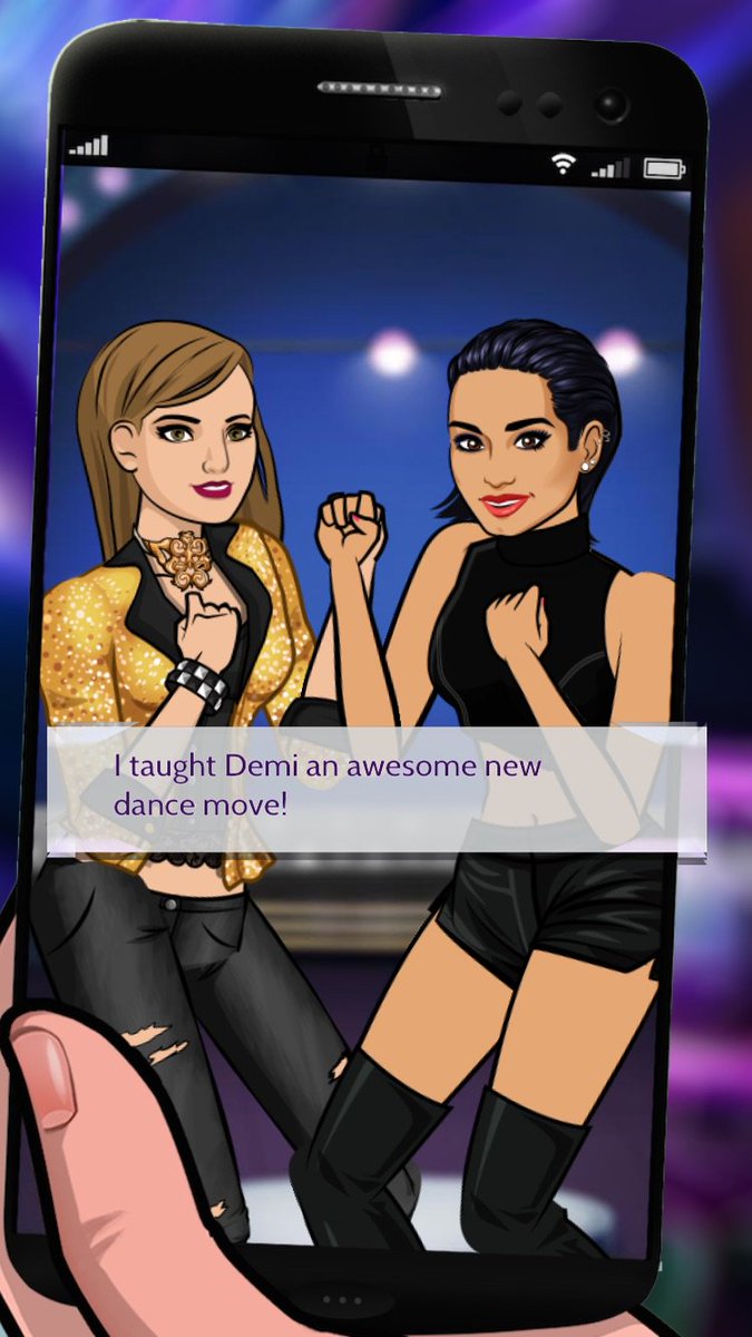 Sumthebear's tweet photo. I just taught Demi a new dance move! #demipathtofame https://t.co/VYSyQokkEM https://t.co/JkmEqbakjC