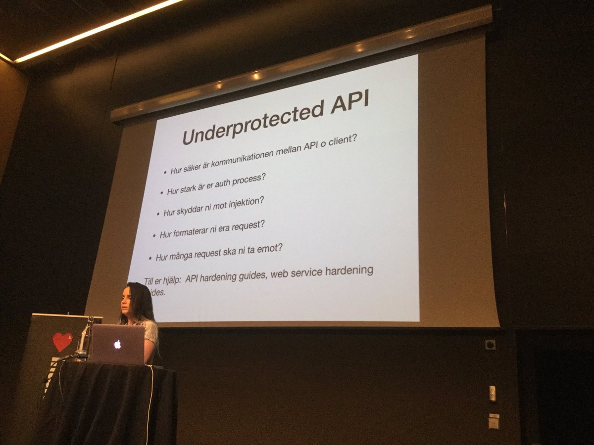 amelsec's tweet photo. @SecurityPony om nyheterna i Owasp top 10. ) #ind17gdpr https://t.co/s7fzmTgLTY