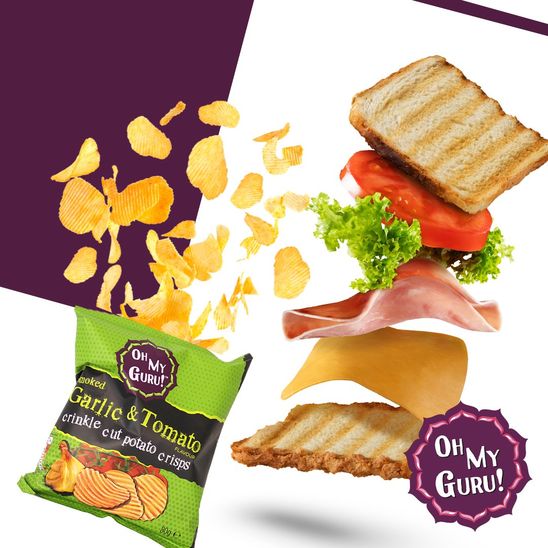 OhMyGuruUK's tweet photo. Bored of your boring sandwiches? Why not try having the crisps inside your sandwich for extra flavour and crunch. Hmmmm... https://t.co/1Mw6AHKtlS
