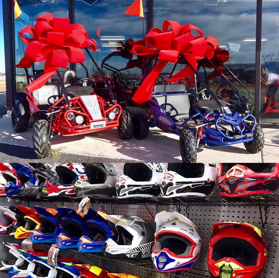 Buy a Hammerhead Go-Kart &amp; get a FREE Helmet! Only on SMALL BUSINESS SAT. Nov. 25th! #SmallBizSat #SmallBusinessSaturday #gokarts #christmasshopping #thewisechoice