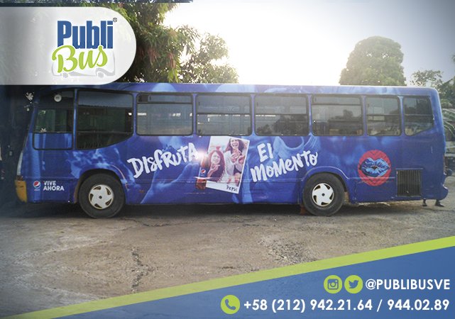 publibusve's tweet photo. #DisfrutaElMomento con @PepsiVEN #Publicidadexterior #Publibus #Maracaibo https://t.co/IpUecHxM4P