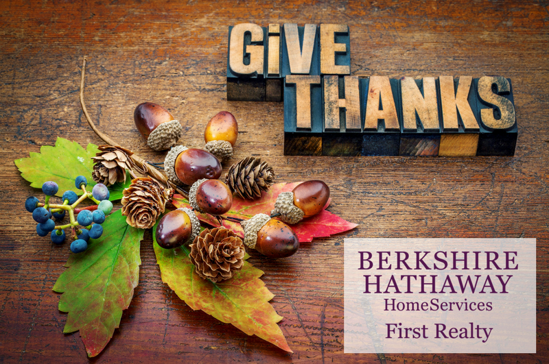 BHHSFirstRealty's tweet photo. Our agents took a little time to reflect on all the things they have to be thankful for. Read some of the highlights in our latest blog post: https://t.co/Tyy9x17A4v #GoodToBeFirst https://t.co/5VXYjgrg5S
