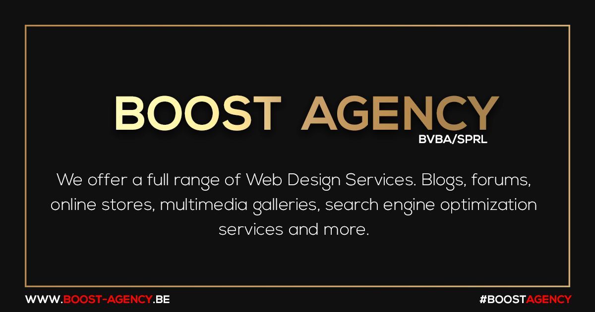 BoostAgencyBE's tweet photo. Having a unique website design is important part of the branding and marketing process of your business.
Contact us today and let change the future together. https://t.co/7ffC1jeJy8