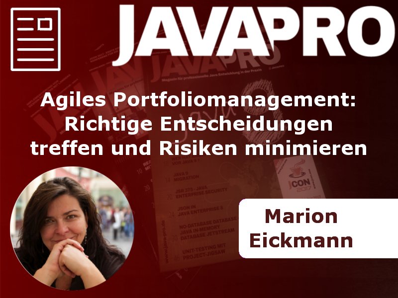 jcon_conference's tweet photo. Maximaler Ertrag dank minimalem Einsatz durch agiles Ressourcenmanagement.
Oder: Wenn sich der #JAVAPRO -Artikel einfacher liest als der Tweet dazu.
#Agile #Java #Speaker #JCON2017
https://t.co/UawjPMHsiw https://t.co/mnjOeuQLfZ