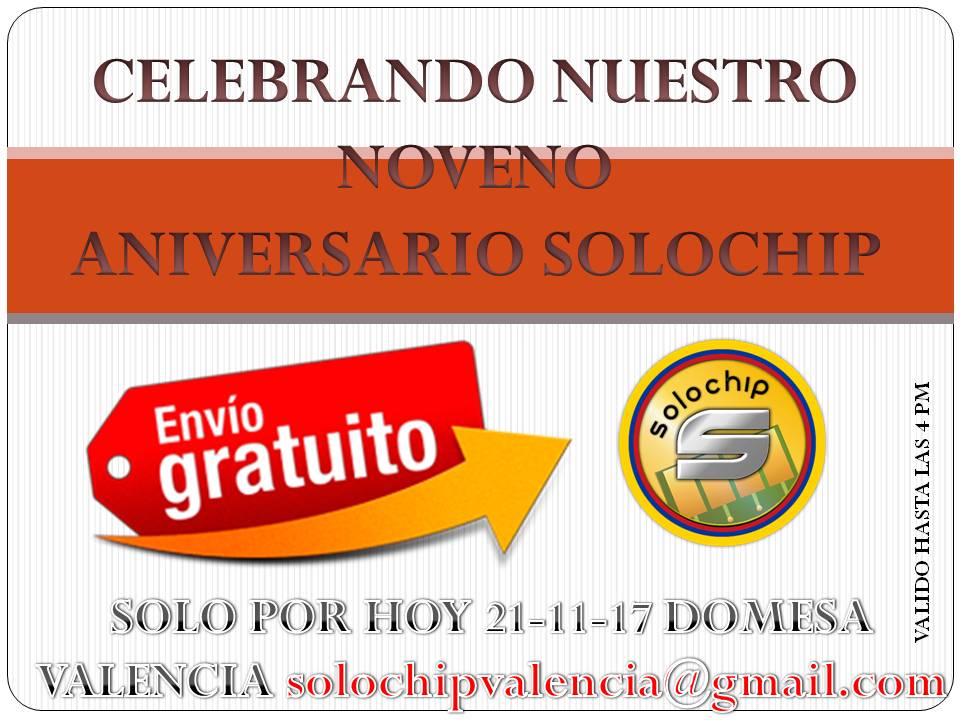 solochip's tweet photo. #FelizAniversario #solochip #solochipvalencia https://t.co/46eMQxHVrc